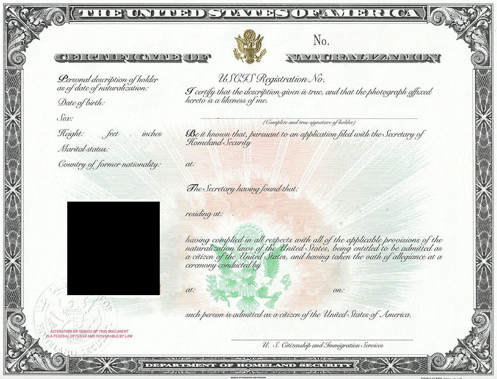 Certificate of Naturalization Apostille – Apostille Services