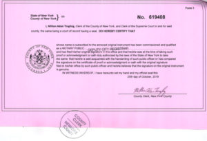 apostille clerk
